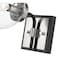 Z-Lite Parsons 1 Light Wall Sconce, Matte Black & Clear 477-1S-MB-BN - alternate 7